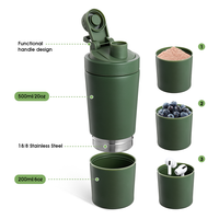 Nouvelle Tasse Isotherme Double Paroi en Acier Inoxydable 304 (750/500ml, 1L) 2025 – Garde Chaud/Froid, Double Usage, Écologique, pour Extérieur