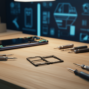 Bandeja para Tarjeta SIM y Micro SD Negra de Repuesto para Samsung Galaxy A40 - Product Image 3