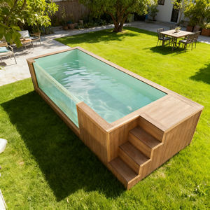 Piscina Elevada de Fibra de Vidrio, Piscina Contenedor, Prefabricada de Lujo, Molde Completo, Equipo Multifuncional - Product Image 2