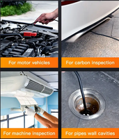 Nouveauté : Endoscope industriel portable avec câble de 5 m, écran IPS de 4,3 pouces, caméra de boroscope, inspection IP67, CMOS HD, petit format