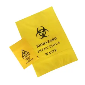 Disposal Hospital Medical Biohazard Plastic Waste Bags