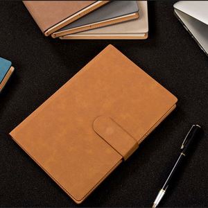 Personalised Deed Veet A5 Leather Hardcover <b>Gift</b> Custom Notebook with Pen and Printing - Product Image 4