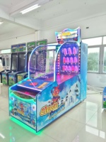 Machine de jeu vidéo d'arcade à pièces Clown Frenzy Lancer des balles Frapper le clown Ticket Out Machine de divertissement pour FEC Enfants et adultes