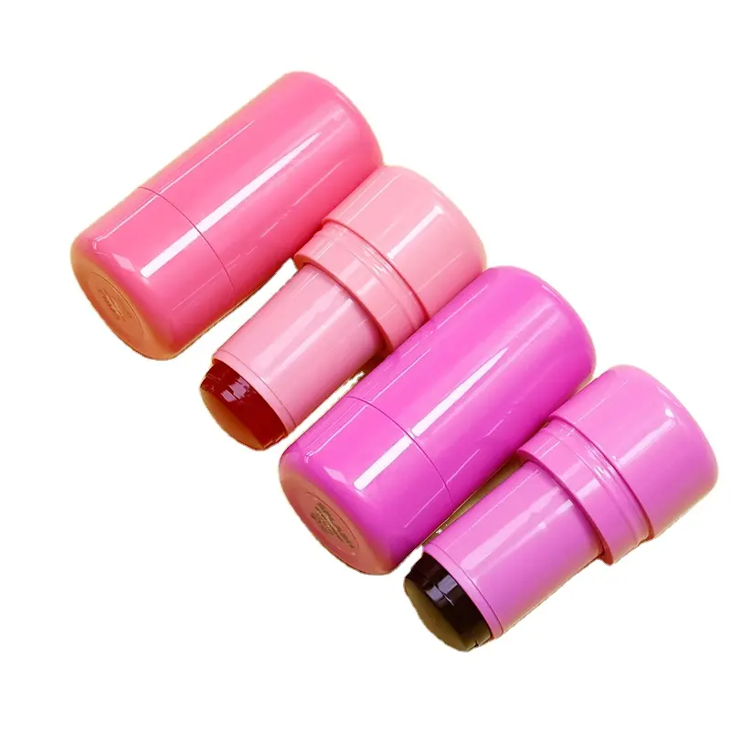 럭셔리 립밤 플라스틱 튜브 맞춤형 립스틱 튜브 플라스틱 포장 5ML 미니 립 립스틱 튜브