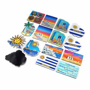 Custom Printed Ocean Beach Sticker Willemstad Colorful City Curacao Island Scenic Caribbean Travel Refrigerator Magnet - Product Image 5