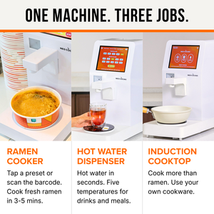 Machine à ramen coréenne automatique 3-en-1 NEO CUCINA pour comptoir, cuiseur de ramen instantané - Product Image 3