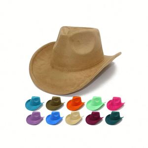 Design Great Ideas Factory Cowboy <b>Hats</b> Directly Sale Moderate Price Mens Custom Summer Cowboy Straw <b>Hat</b> with Leather Strap - Product Image 1