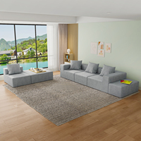 Atmungsaktives Modernes L-förmiges Komprimiertes Sofa Modulares Ecksofa Schlafsofa Schaumstoff Stoff Vakuumverpackt Schule Lager Apartment