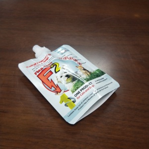 Nuova Borsa per Snack per Cani e Gatti, Sacchetto Sigillato per Cibo Umido per Gatti al <span class=keywords><strong>Tonno</strong></span> 85g 100ml con Beccuccio e Coperchio - Product Image 2
