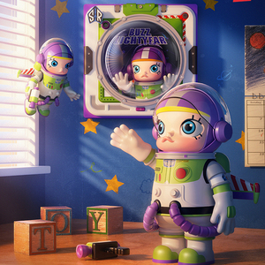 POPMART Bubble Mart <span class=keywords><strong>MEGA</strong></span> SPACE MOLLY Bubbles Light Year Overlook Edición Estereoscópica Simple, Temática de Películas y Series de Animación Occidental - Product Image 3