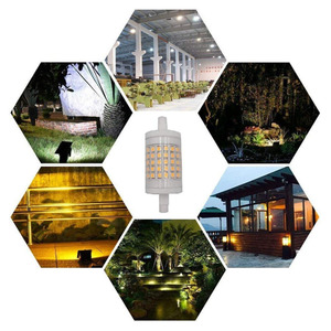 Ampoule <span class=keywords><strong>LED</strong></span> <span class=keywords><strong>R7S</strong></span> à intensité variable SKY Factory, lampe à maïs, 118 mm, 10 W, remplace les halogénures métalliques, blanc neutre, 360 degrés, résidentiel, AC - Product Image 6