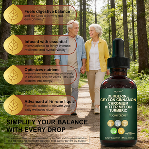 Жидкие капли берберина с перцем для поддержки иммунитета у взрослых, растительная добавка, 60 мл, 2 мл ежедневная доза, не для беременных женщин - Product Image 4