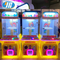 Distributeur automatique de prix à clipser en bois certifié CE, fonctionnant à la pièce, avec plateau de jeu en métal compatible avec les bornes d'arcade et accepteur de billets