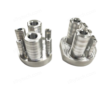 Équipement médical de précision pièces aérospatiales alliage complexe en aluminium anodisé coquilles 3/4/5 axes CNC usinage fil de fraisage EDM