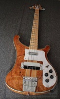 Weifang Rebon 4 String Ricken Neck Through Body Electric Bass Guitar with Mahogany Body