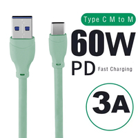 Cable USB-C a Tipo-C de Cobre Puro Trenzado con TPE, Color Personalizado, 1.8m, 3A, Carga Rápida y Transferencia de Datos para Computadora, Escáner, Cámara