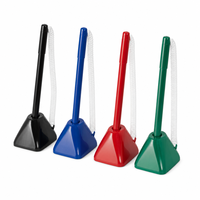 Stylo bille triangulaire en plastique mat, personnalisable avec logo, idéal pour promotion, cadeau d'entreprise, souvenir, encre durable, écriture fluide - Vente chaude