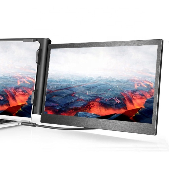 Triple Portable Monitor 1080P IPS for 13.5"-16.5" Laptops Dual Monitor Laptop Screen Extender