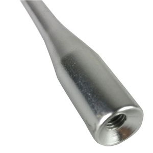 Antenne décorative de voiture en métal, mini antenne FM améliorée, courte, argentée, usage général, 50 ohms, antenne radio - Product Image 4
