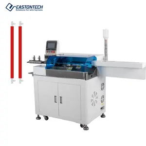 EW-8015 Fully Automatic Cutting Line Stripping Twisting Double-Head Dip Tin Soldering Machine