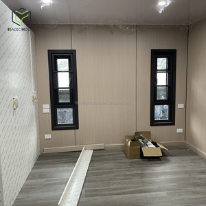 Maison préfabriquée de luxe <span class=keywords><strong>en</strong></span> acier de 40 pieds, structure rustique, écologique, certifiée ISO9001, extensible, type cabane, conteneur pliable - Product Image 2