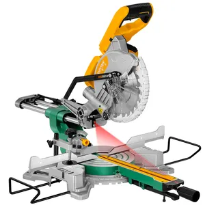 LUXTER 1800W 8inch Electric Wood Aluminum Cutting Compound Sliding Miter Saw machines