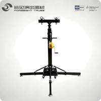 Tour de levage Foresight en aluminium léger pour Line Array, manipulation aisée mais charge lourde pour une installation et un réglage rapides sur site