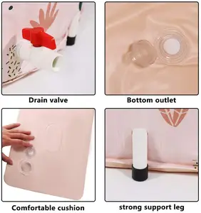 Grande baignoire pliable Portable pour adultes, baignoire chaude autoportante Non gonflable