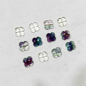 Pierre précieuse naturelle et fluorite sculptées à la main, pierres en vrac, vente en gros, fournisseur de pierres précieuses pour la fabrication de bijoux, Inde - Product Image 1