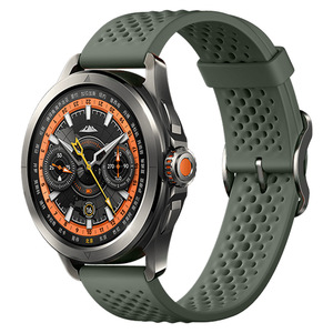 Bracelet de montre en silicone respirant pour Xiaomi Watch S4 Sport 20/22 mm, bracelet de remplacement compatible avec <span class=keywords><strong>Huawei</strong></span> <span class=keywords><strong>GT3</strong></span> - Product Image 5