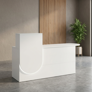 Office Furniture Cashier Counter Shop Front <b>Desk</b> <b>Small</b> Beauty Reception <b>Desk</b> - Product Image 3