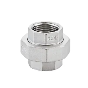 Customized Industrial Grade Stainless Steel Pipe Fitting Brand New Threaded Union Pipe Fittings
