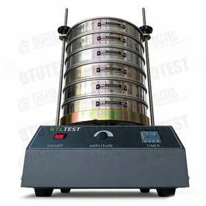 Machine de tamisage de laboratoire pour l'analyse de la granulométrie, avec temps et amplitude réglables, pour l'analyse des sols et des agrégats - Product Image 5