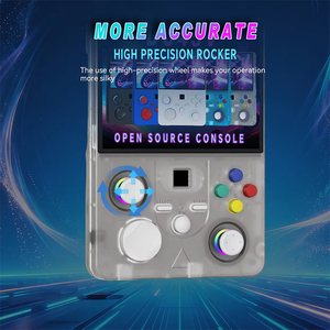 Consola de juegos portátil retro de código abierto DC45V, joystick arcade, pantalla IPS HD de 4.5 pulgadas, reproductor de videojuegos para PS1, PSP, regalos - Product Image 6