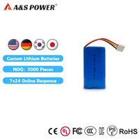 Batterie lithium-ion de qualité supérieure AS 18650 7.2V 7000mAh pour maison intelligente