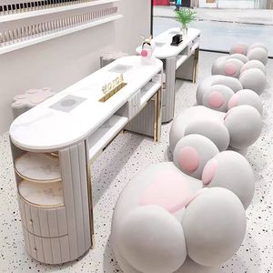 Tavolo da Manicure Professionale Moderno in Legno con Aspiratore <span class=keywords><strong>per</strong></span> Salone, Arredo Unghie <span class=keywords><strong>per</strong></span> Casa, <span class=keywords><strong>Soggiorno</strong></span> o Centro Commerciale - Product Image 3