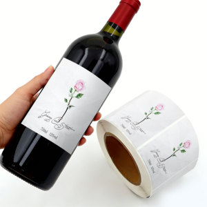 Autocollant personnalisé de haute qualité, imperméable, écologique, pour bouteilles de vin, avec une forte adhérence et un matériau durable - Product Image 6