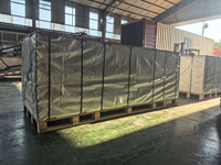 Terrasse en composite PE de deuxième génération, moderne, imperméable, co-extrusion bois-plastique, directement de l'usine, pour extérieur