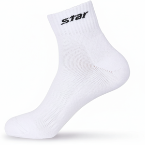 Calze sportive da calcio Star in bianco 1 paio - Product Image 1