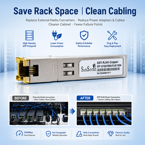 Module SFP en cuivre RJ45 1000BASE-T Transceiver Ethernet pour <span class=keywords><strong>Huawei</strong></span> - Product Image 5
