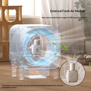 Wholesale Automatic Cat Litter Box Custom Self Cleaning Cat Toilet with Ion Sterilization Factory Direct for <strong>Pet</strong> <strong>Store</strong> Supplier - Product Image 6
