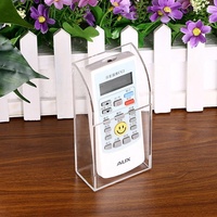 Support mural moderne pour télécommande, boîte de rangement transparente en acrylique pour médias, idéal pour table basse et table de chevet