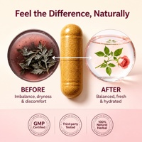 Capsules naturelles à base de plantes pour l'érosion cervicale chez la femme – Formule équilibrante du pH, mélange prébiotique de lactobacilles, soutien au contrôle des odeurs