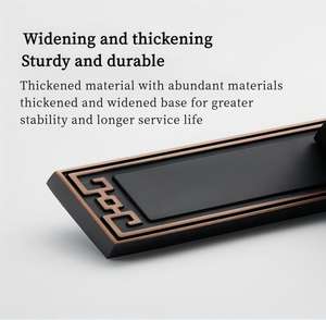 Manija de puerta de casa duradera de galvanoplastia múltiple de aleación de zinc minimalista moderna manija de puerta moleteada - Product Image 2