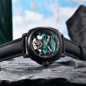 Pagani Design Men's Mechanical <b>Watch</b> Stainless Steel <b>Case</b> Hollow Out Automatic Movement PD-YS017 14mm 100m Waterproof - Product Image 4