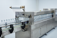 Machine d'emballage sous film rétractable pour canettes d'aluminium 20-50 PPM, demi-bac, pour ligne de boissons, 380V, 4000kg, certifiée CE