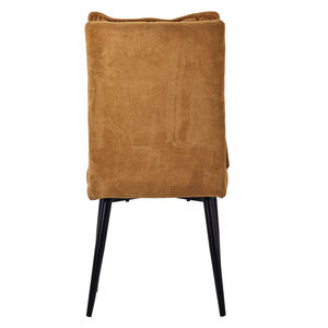 Luxe Moderne Nordique <span class=keywords><strong>Scandinave</strong></span> Noir <span class=keywords><strong>Chaise</strong></span> Salle À Manger Tufté <span class=keywords><strong>Bleu</strong></span> Brun Velours Restaurant Chaises À Manger Pour Salle À Manger - Product Image 5