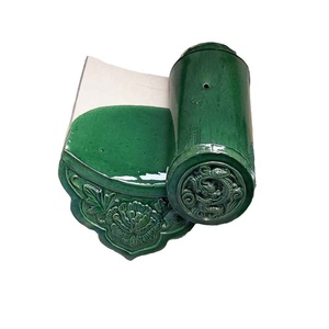 <span class=keywords><strong>กร</strong></span>ะเบื้องหลังคาเคลือบแบบจีนเผาจากดินขาว สำหรับศาลาแบบดั้งเดิม - Product Image 2