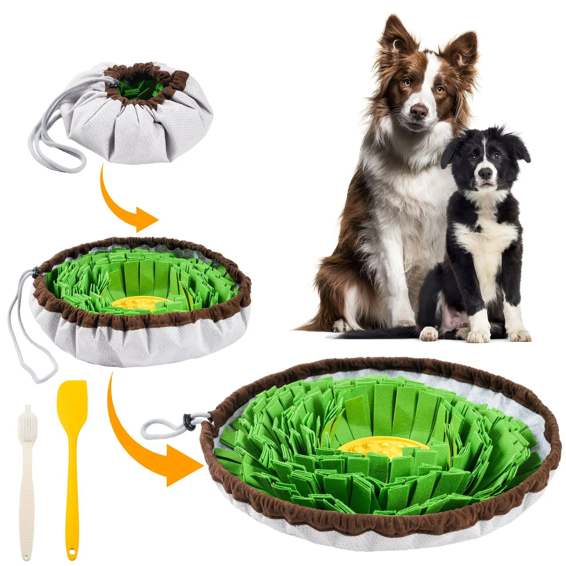 Suministros para mascotas plantas en maceta Juguetes De Comida Lenta entrenamiento olor consumo de energía juguetes interactivos Gatos Perros
