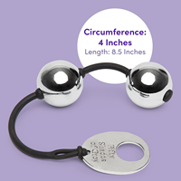 Boules de plaisir en argent Inner Goddess, boules d'exercice SM Kegel, plug anal long pour femmes et hommes